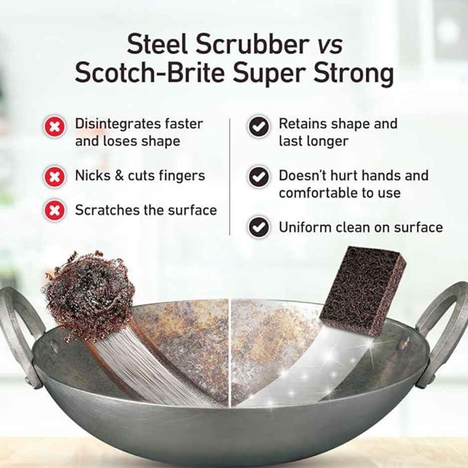 Scotch-Brite Super Strong Scrub - Pack of 2