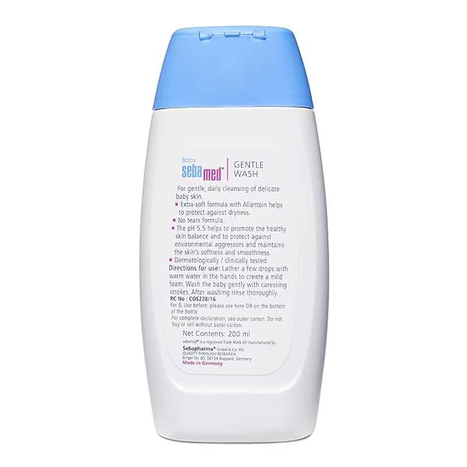 Baby Sebamed Gentle Wash | pH 5.5 | Baby Body Wash | Soap Free | Tear Free