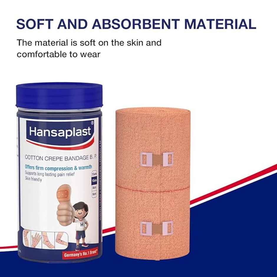 Hansaplast Cotton Crepe Bandage BP 10cm x 4m