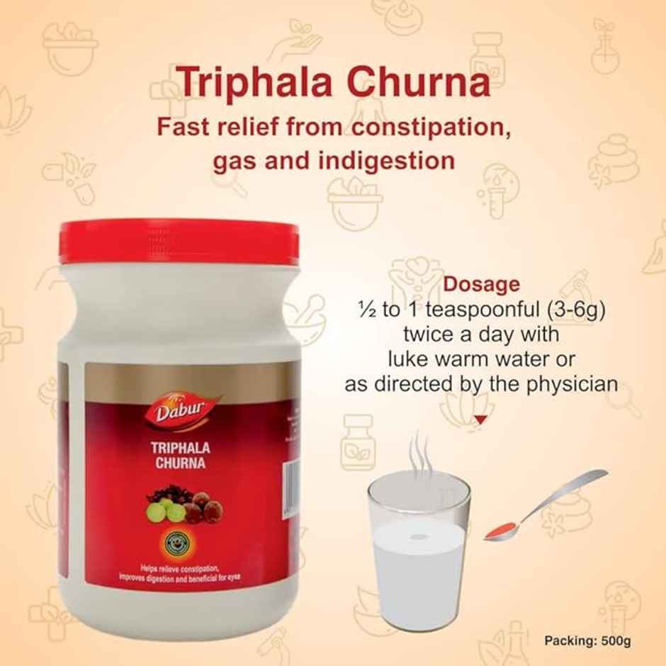 Dabur Triphala Churna Powder 500g