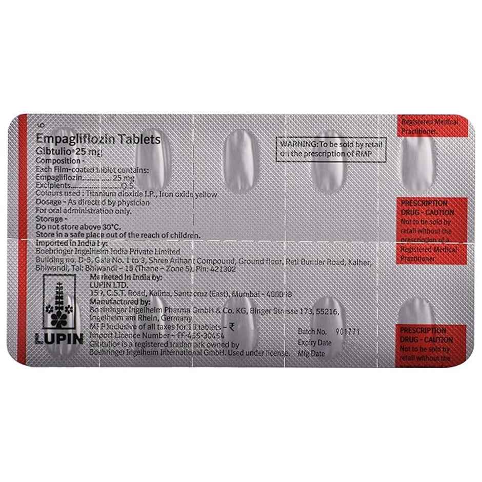Gibtulio 25mg Tablet
