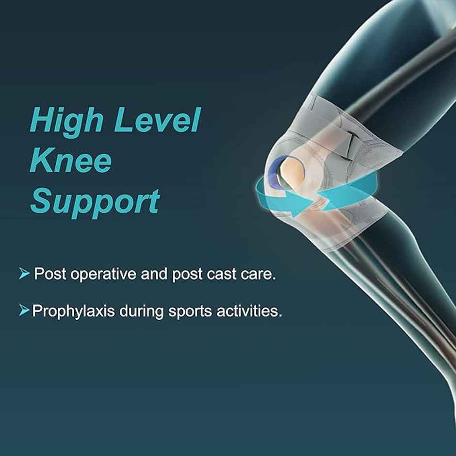 Tynor Knee Support Hinged (Neoprene) Grey XL