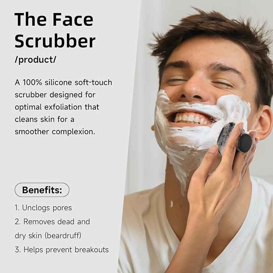 Beautiliss Silicone Face Scrubber For Soft Exfoliating Cleansing And Massaging Tool