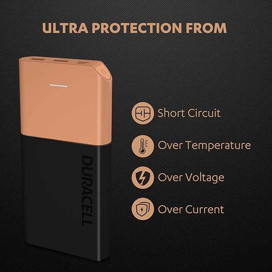 Duracell 10000 mAh Power Bank - Black
