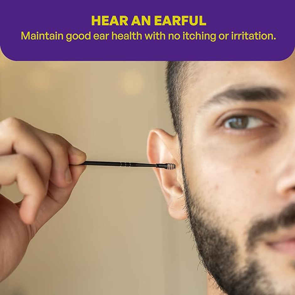 Careforce Reusable Ear Wax Cleaner Tool Kit with Storage | 6-Piece Silver Set