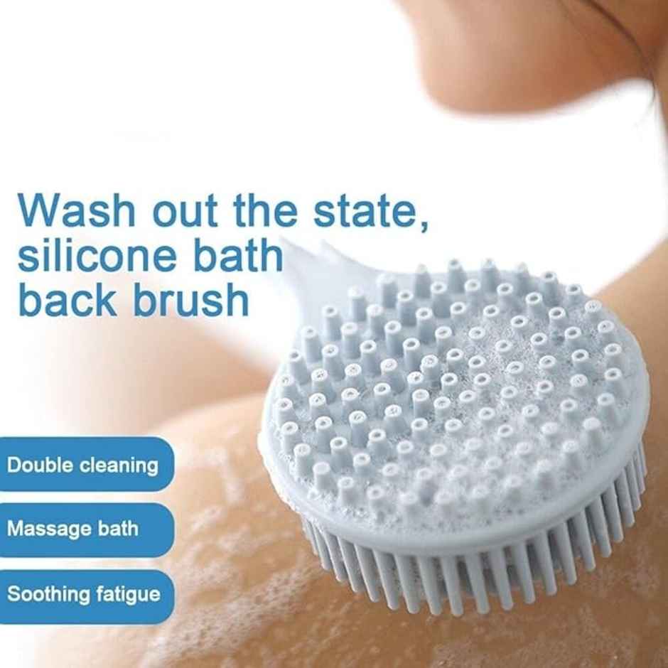 Bronson Professional Bath Brush Back Cleansing with Long handle (Color May Vary)