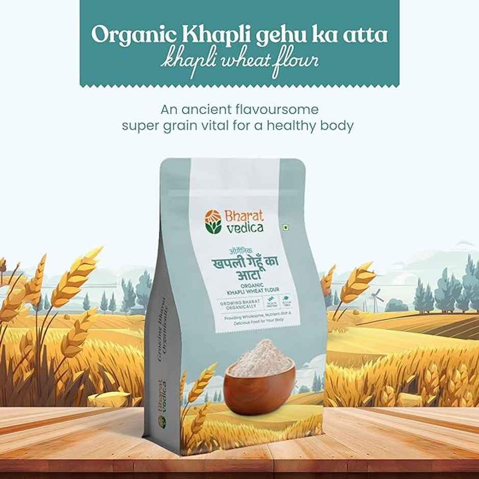 Bharat Vedica Organic Khapli Wheat Flour