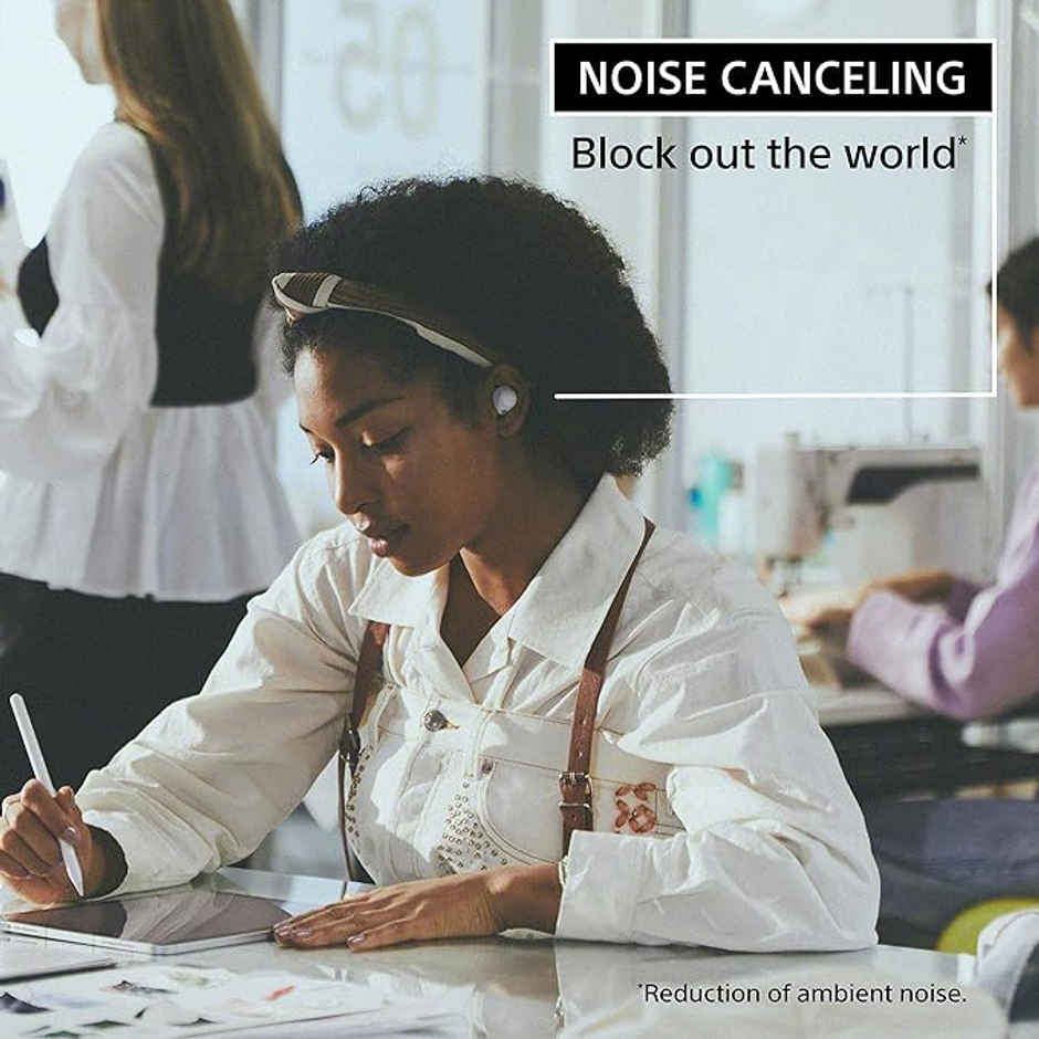 Sony WF-C700N Noise Cancellation Bluetooth Earbuds with Mic, TWS, Up to 20Hrs Battery, Adaptive Sound Control- Black