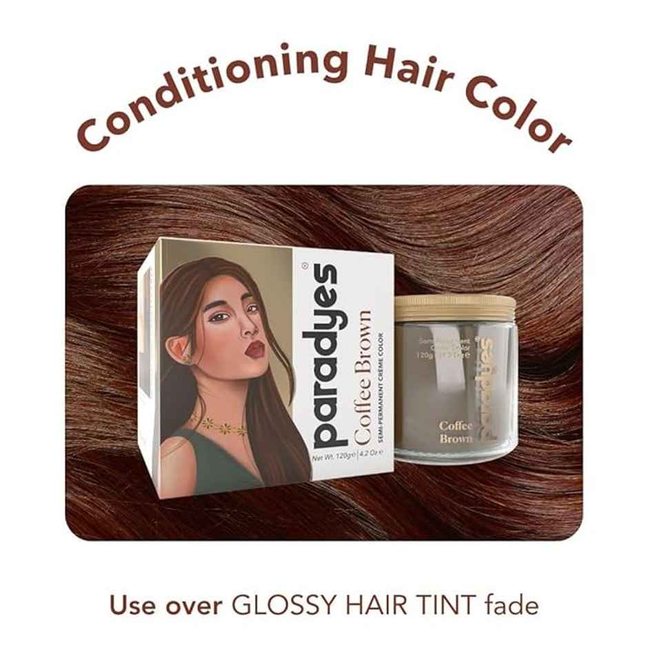 Paradyes Semi-Permanent Hair Colour Coffee Brown