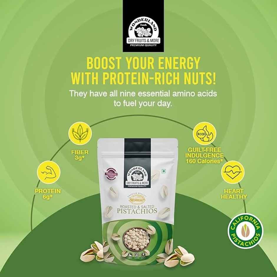 Wonderland Foods Roasted & Salted Pistachios