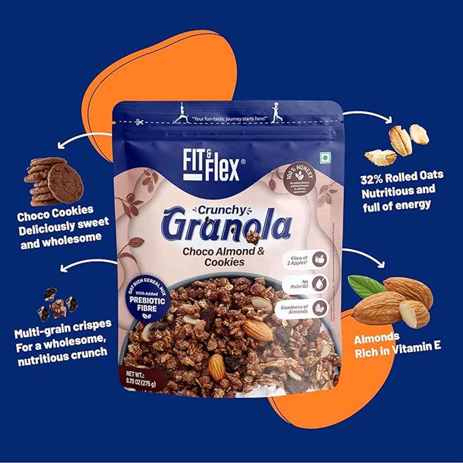 Fit & Flex Granola Choco Almond & Cookies