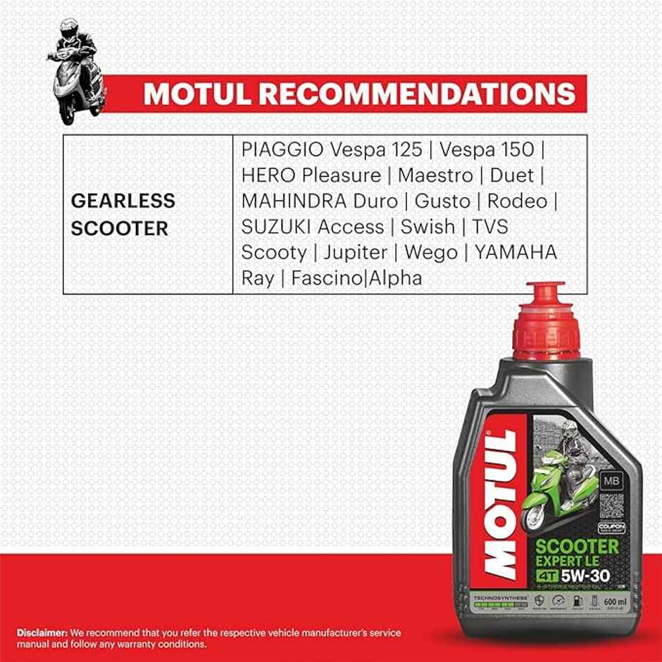 Motul Scooter Expert LE 5W-30 600ml