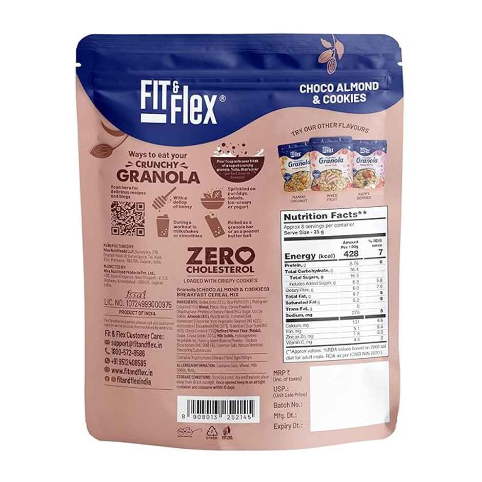 Fit & Flex Granola Choco Almond & Cookies
