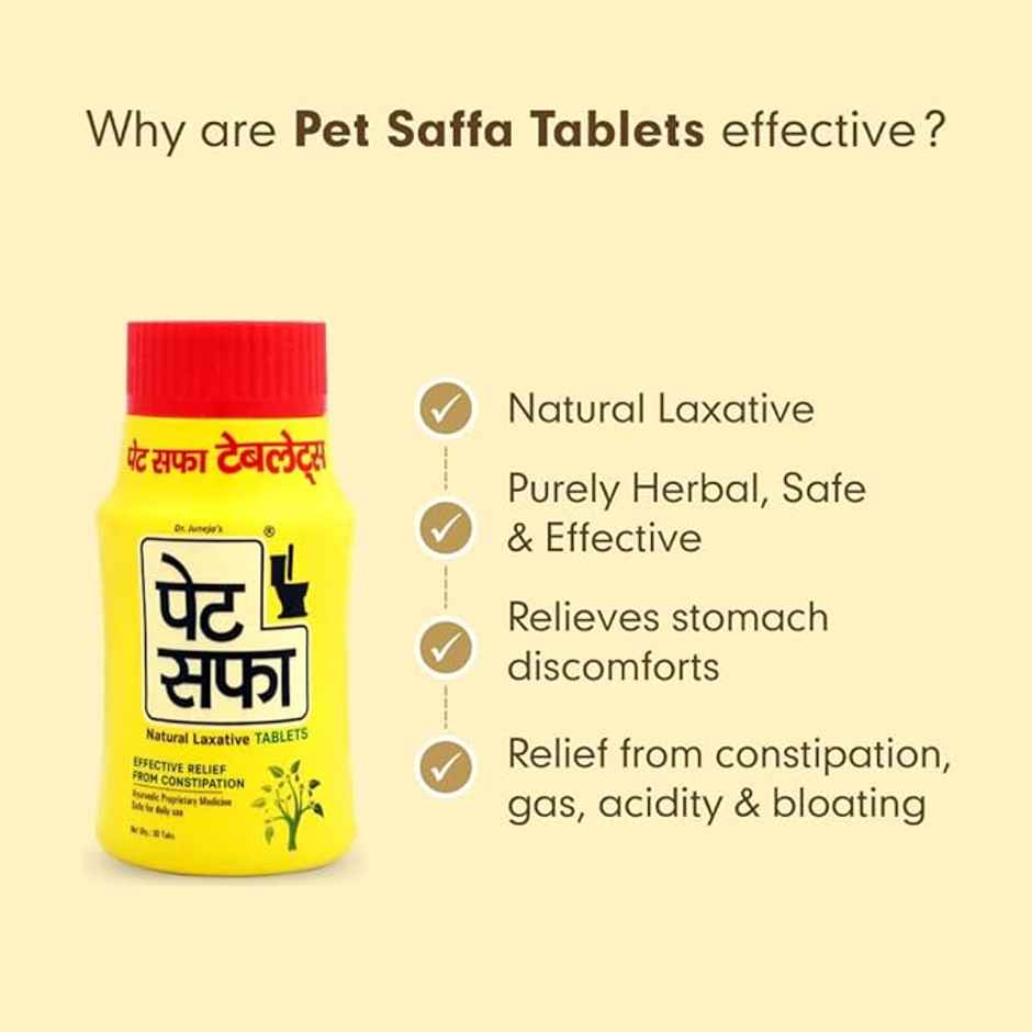 Pet Saffa Natural Laxative Tablet 30
