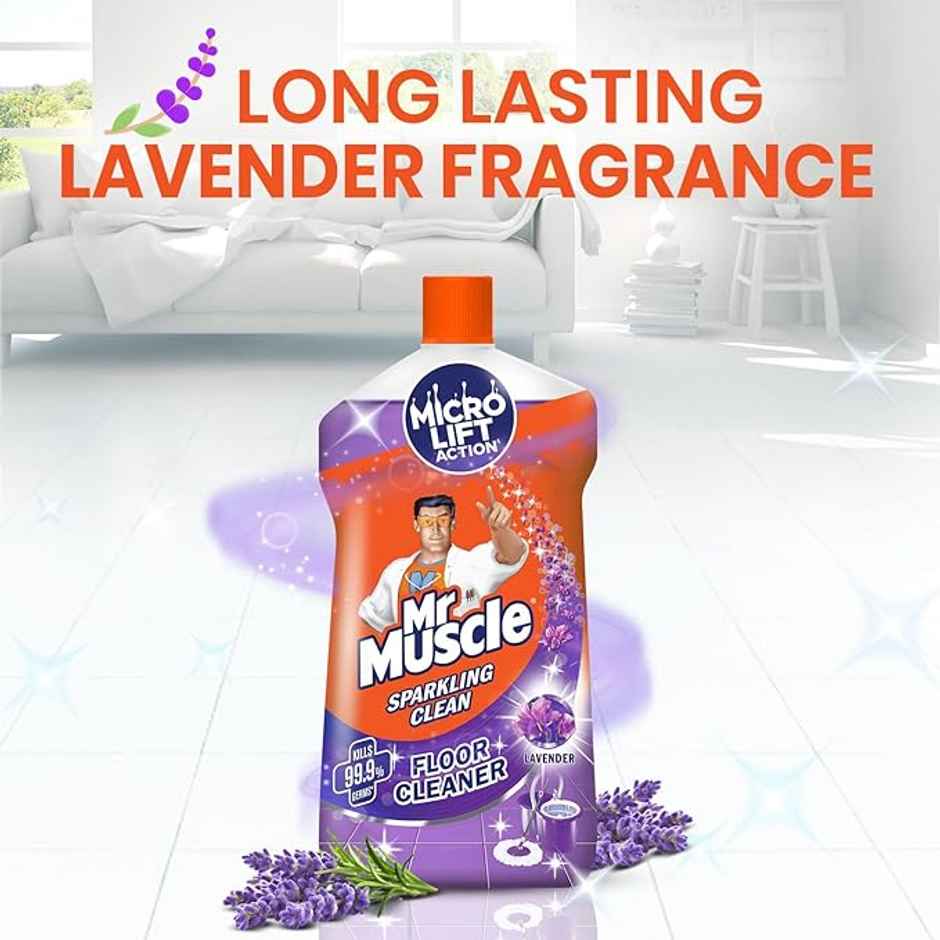 Mr. Muscle Lavender Sparkling Floor Cleaner Liquid