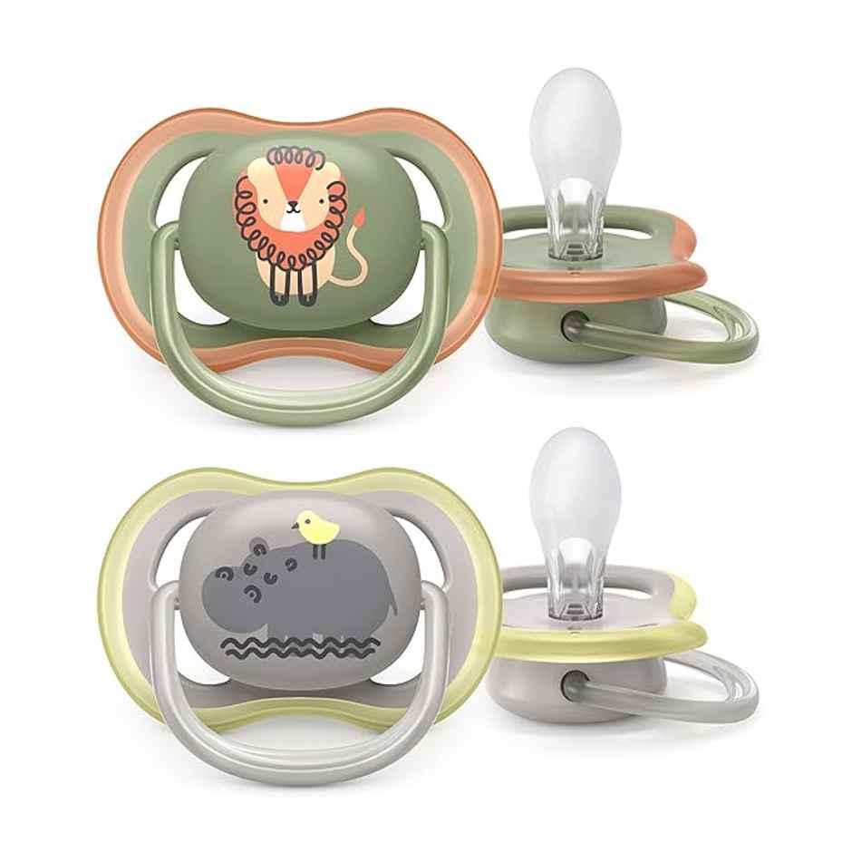 Philips Avent Ultra Air Pacifier | Packof2 | High Ventilation | 98% Acceptance | 6-18 M | SCF085/17