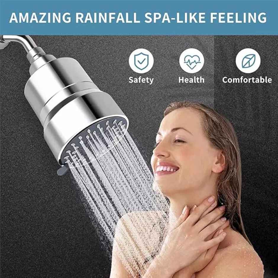 Softrix Hard Water Shower Filter 15 Stage 1702 | 3 Mode Spray Reduces Chlorine & Hard Water Salts