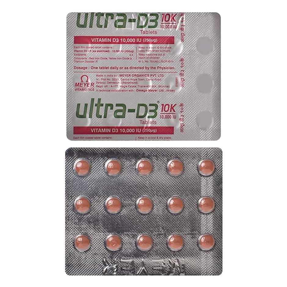 Ultra-D3 10K Vitamin D3 Tablet