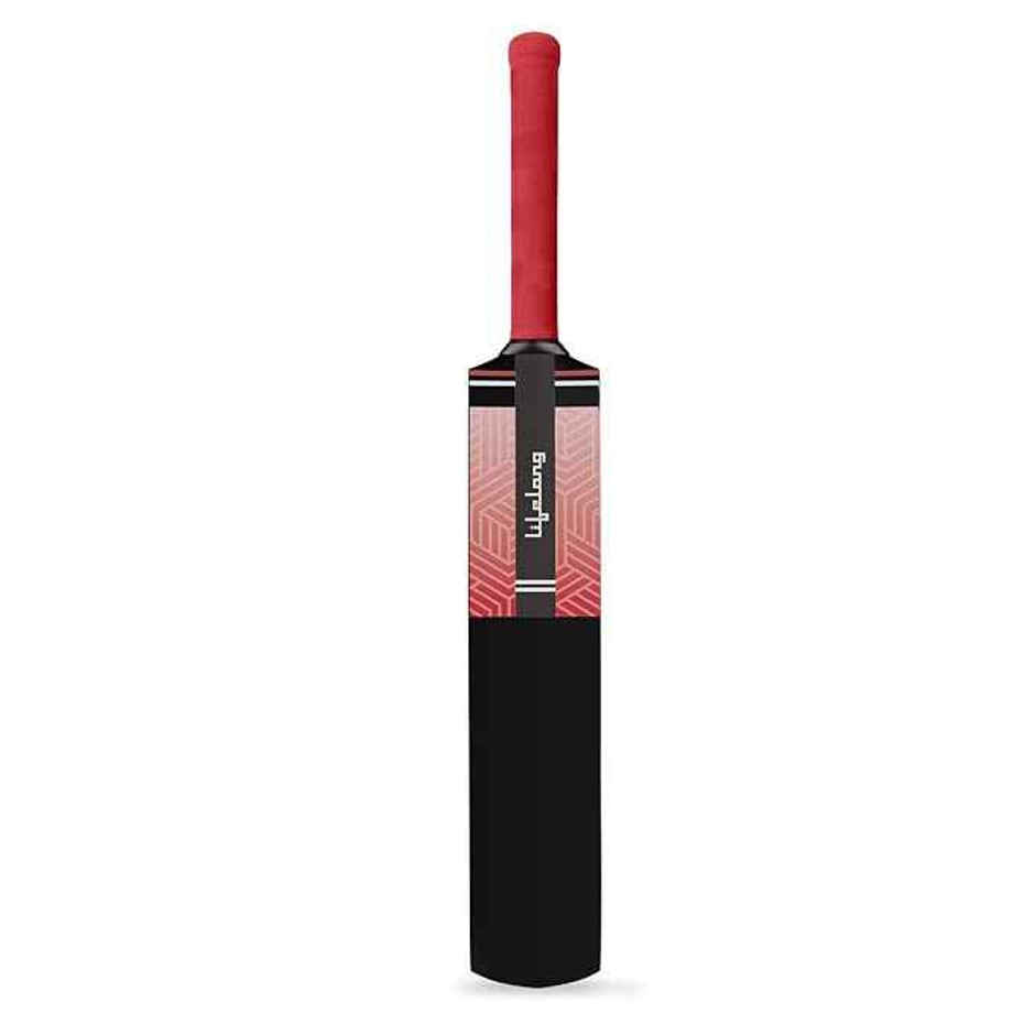 Lifelong 8-12 years Plastic Cricket Bat 28 Inch | Black & Red
