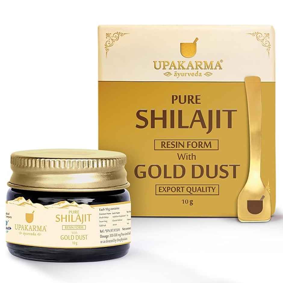 Upakarma Pure Shilajit Resin With Gold Dust