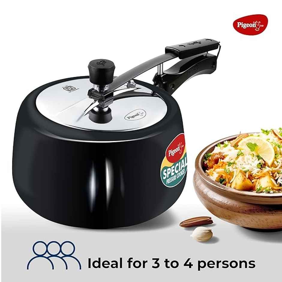 Pigeon Special Plus 3 L Inner Lid Pressure Cooker | Hard Anodized