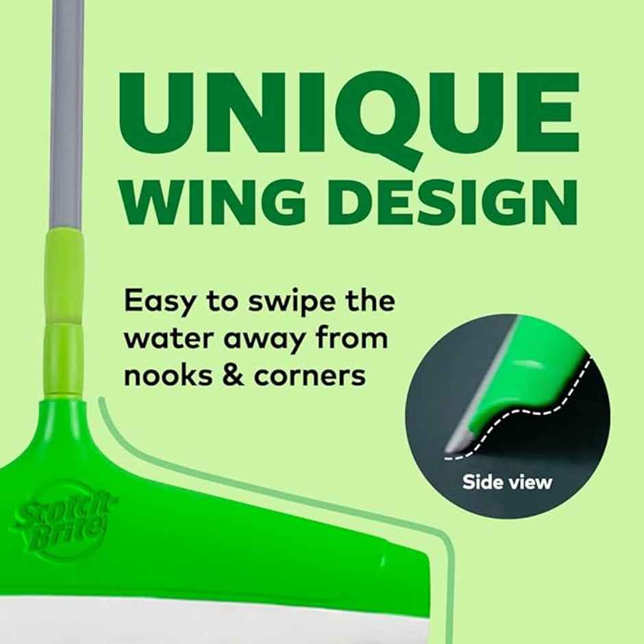 Scotch-Brite Telescopic Floor Squeegee Wiper