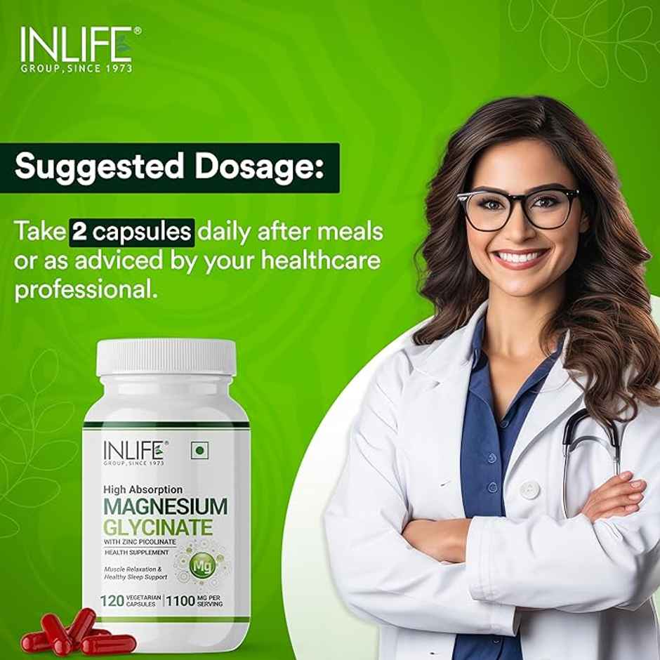 Inlife Magnesium Glycinate with Zinc Picolinate Capsule