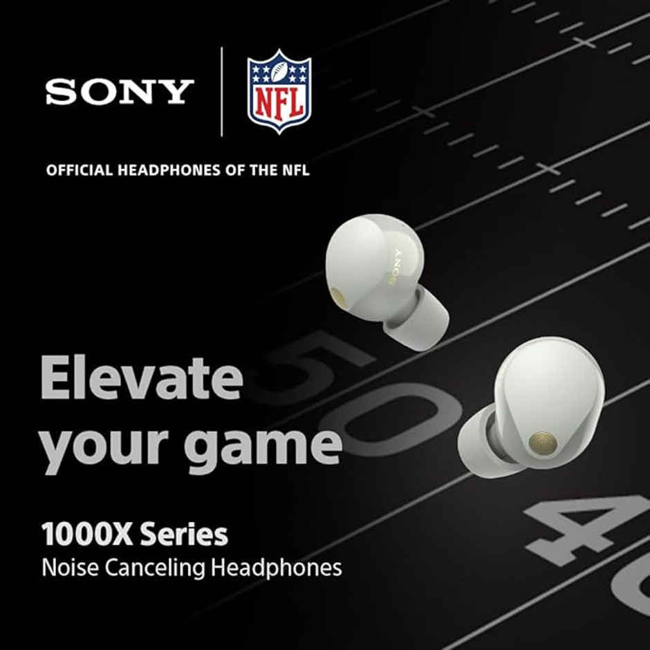 Sony WF-1000XM5 Active Noise Cancelling Wireless Bluetooth in Ear Earbuds with Mic, Up to 36 Hours Battery Life - Black