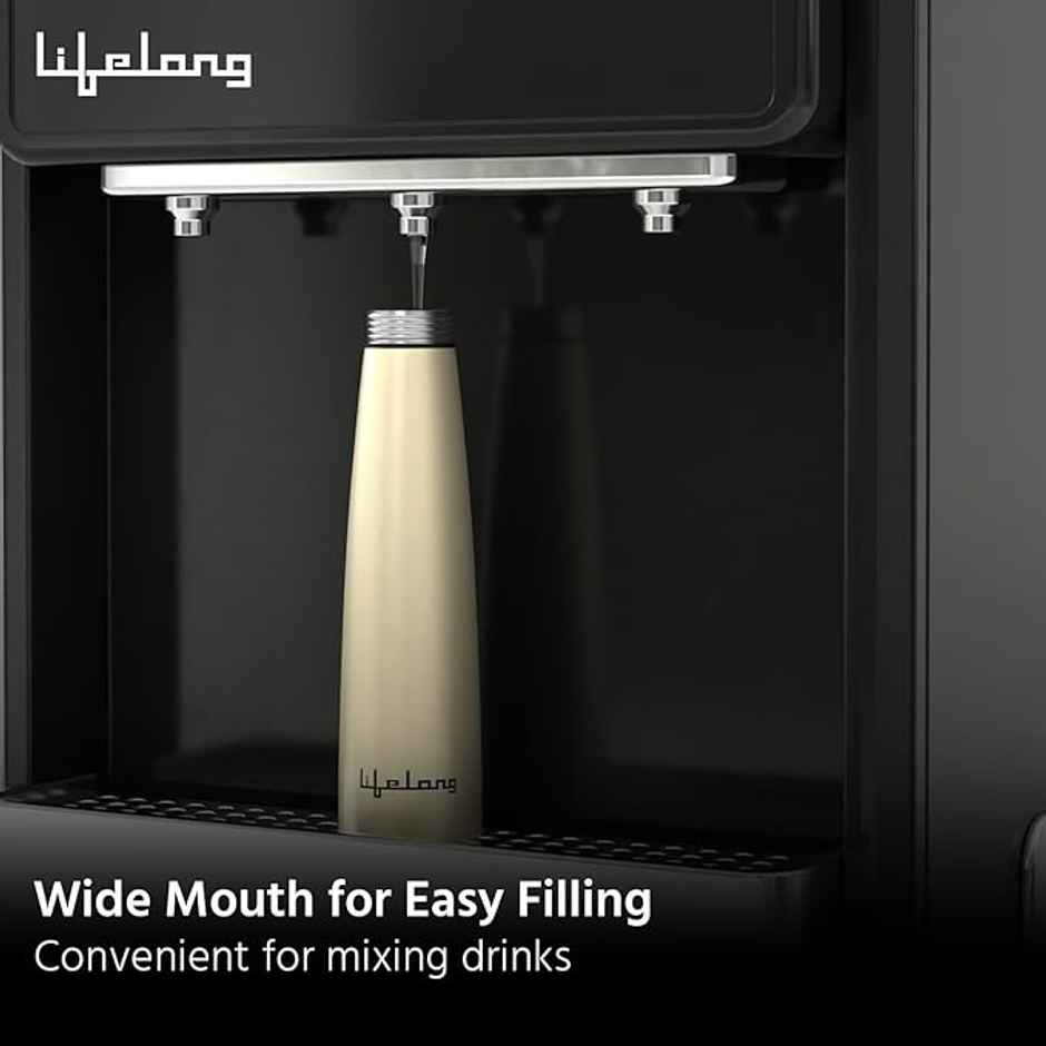 Lifelong Single wall bottle with Steel lid | 900 ml