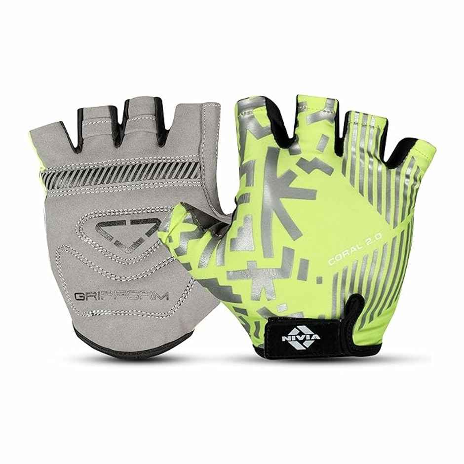 Nivia Coral 2.0 Fitness Gloves | Medium | Green