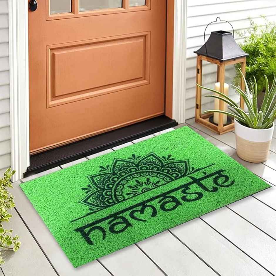 Status Green Pvc Mat 38 Cm x 58 Cm - Namaste