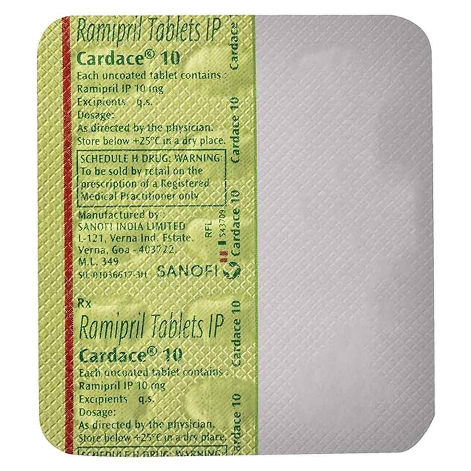 Cardace 10 Tablet