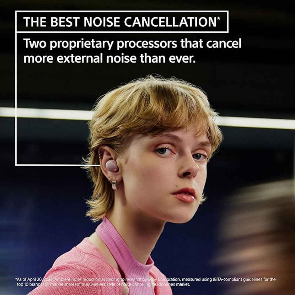 Sony WF-1000XM5 Active Noise Cancelling Wireless Bluetooth in Ear Earbuds with Mic, Up to 36 Hours Battery Life - Black