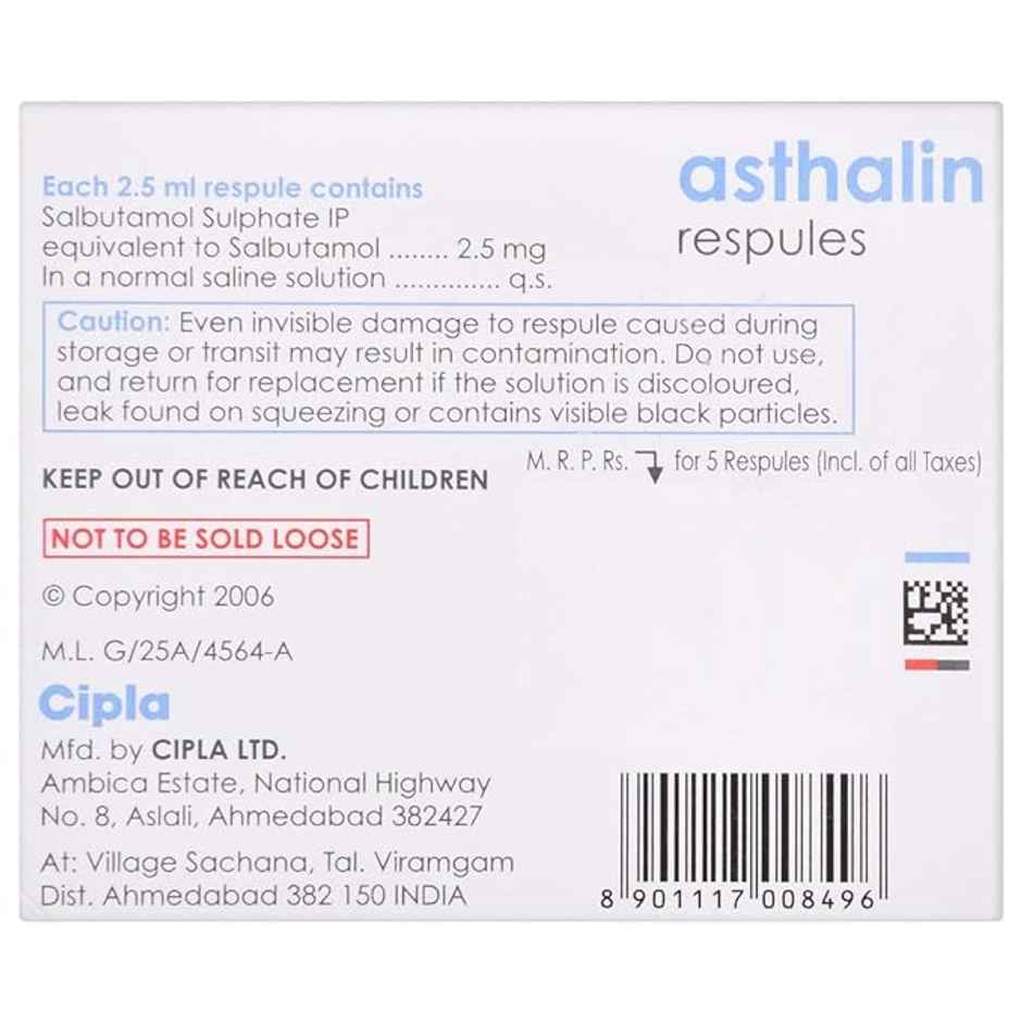 Asthalin Respule