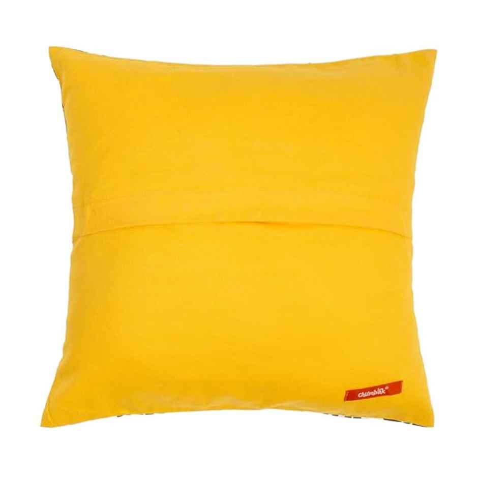 Chumbak Live Slow Printed Cushion Cover