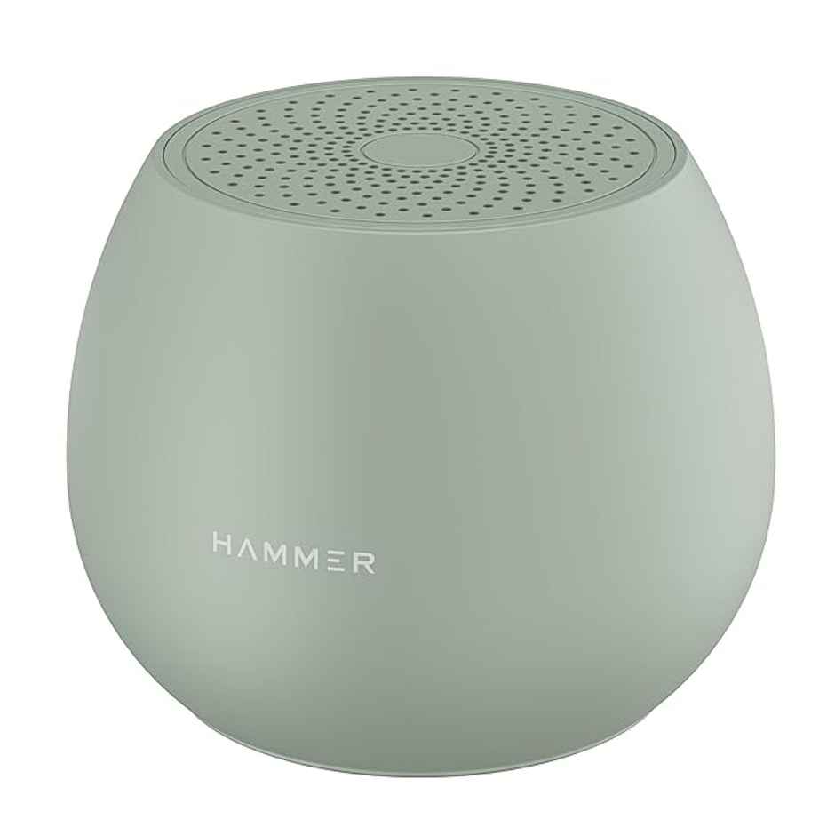 Hammer Drop 5W Bluetooth Indoor Speaker With Twin Pairing| 100H Standby Time| 52Mm Drivers | Green