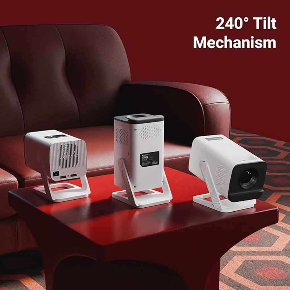 Zebronics Pixa Play 35 Smart 4K Projector 4000Lm, OTT, WiFi, BT, 100" Display