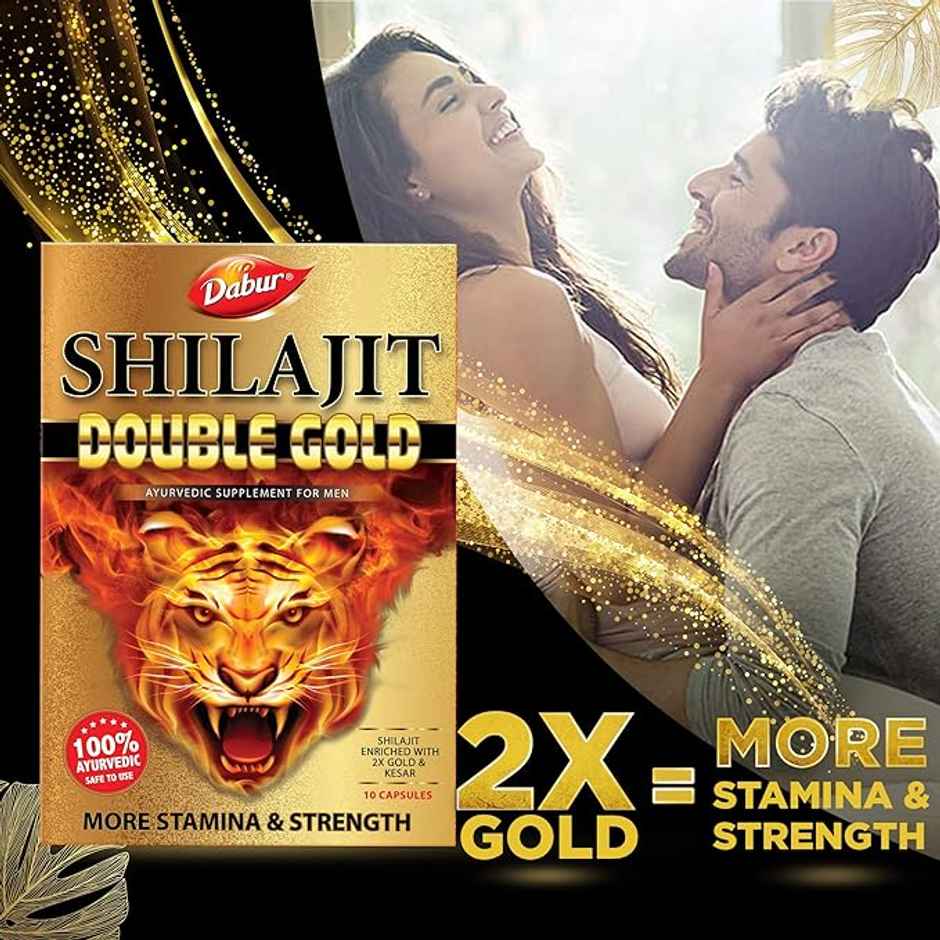 Dabur Shilajit Double Gold For Men Capsule