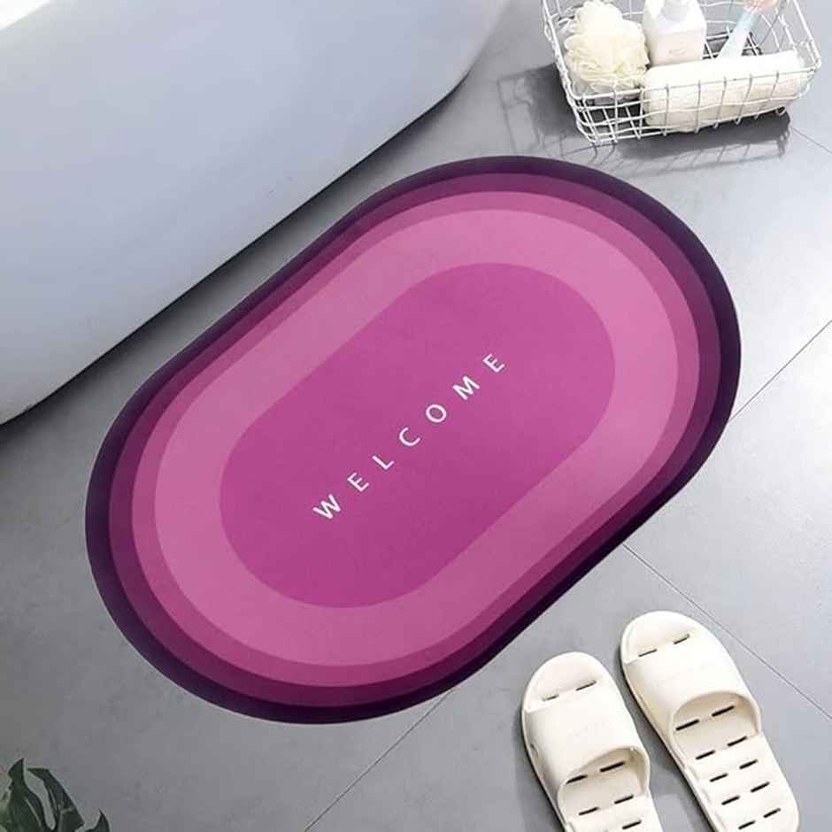 Status Silicon Bath Mat | Welcome | 38 x 58 cm