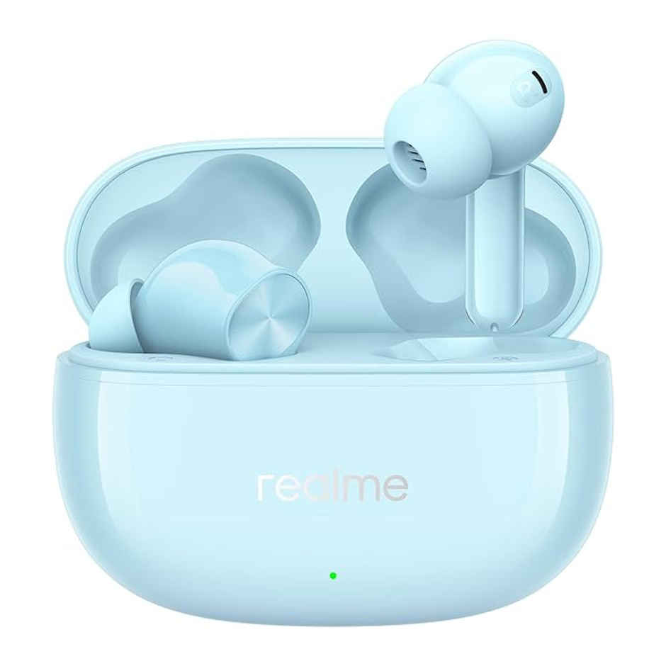 realme Buds T200x True Wireless Earbuds with 12.4mm Dynamic Bass Drivers | 25 dB ANC | Frost Blue