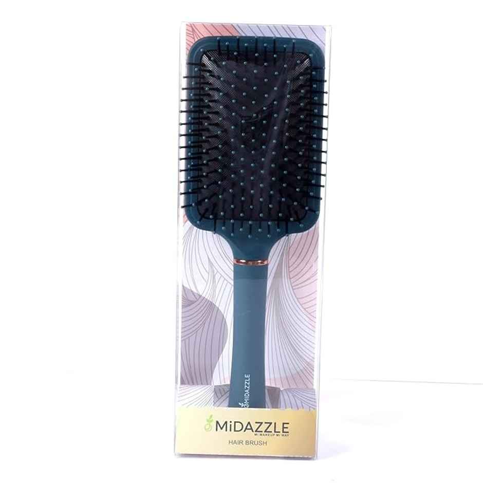 Midazzle Premium Classic Blue And Rose Gold Paddle Hair Brush | MIHB0017