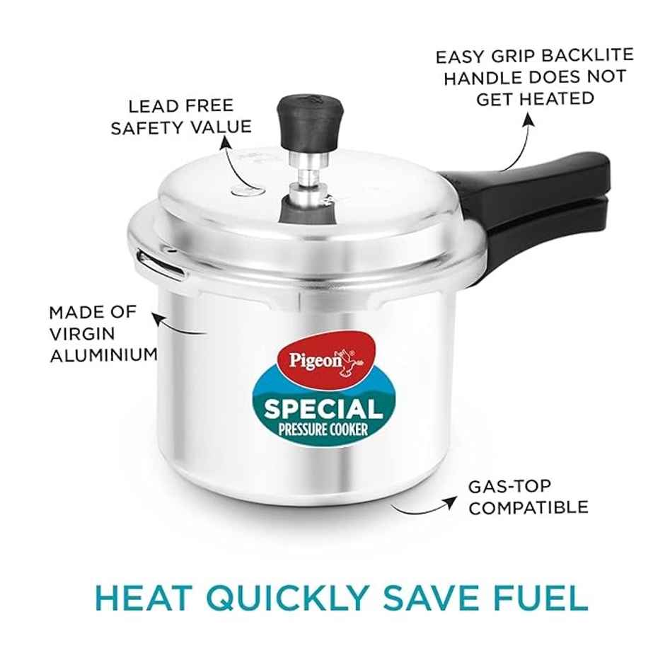 Pigeon Special 2 L, 3 L, 5 L Outer Lid Pressure Cooker