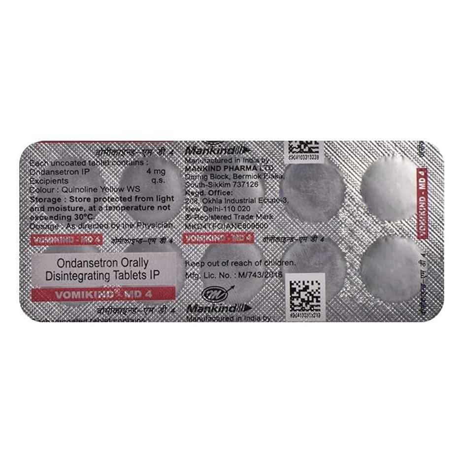 Vomikind-MD 4 Tablet