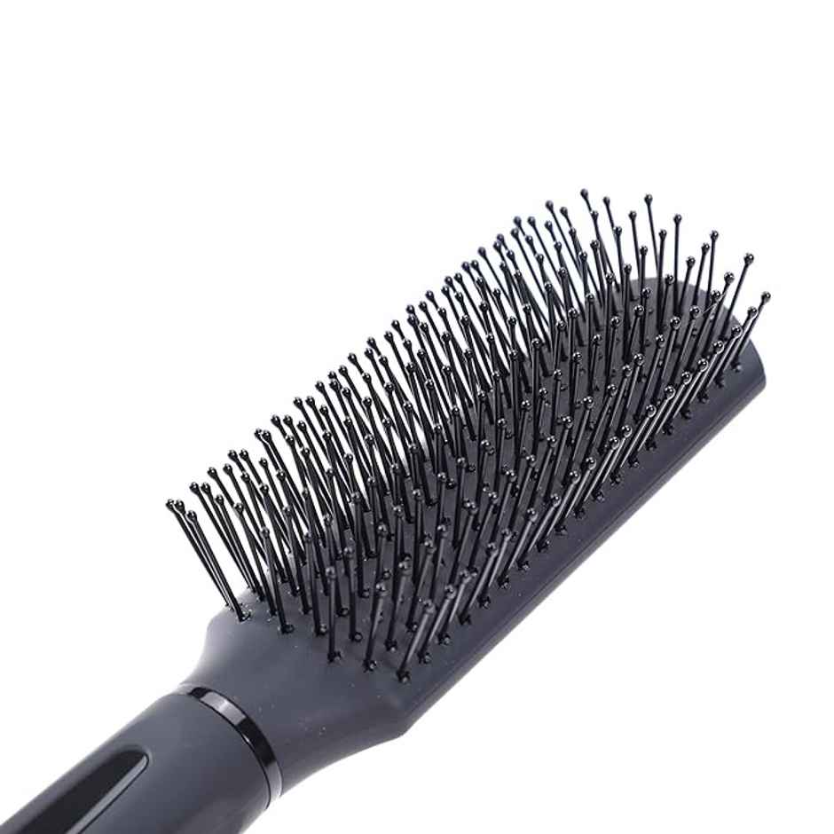 Midazzle Premium Flat Black silver Hair Brush | MIHB0004