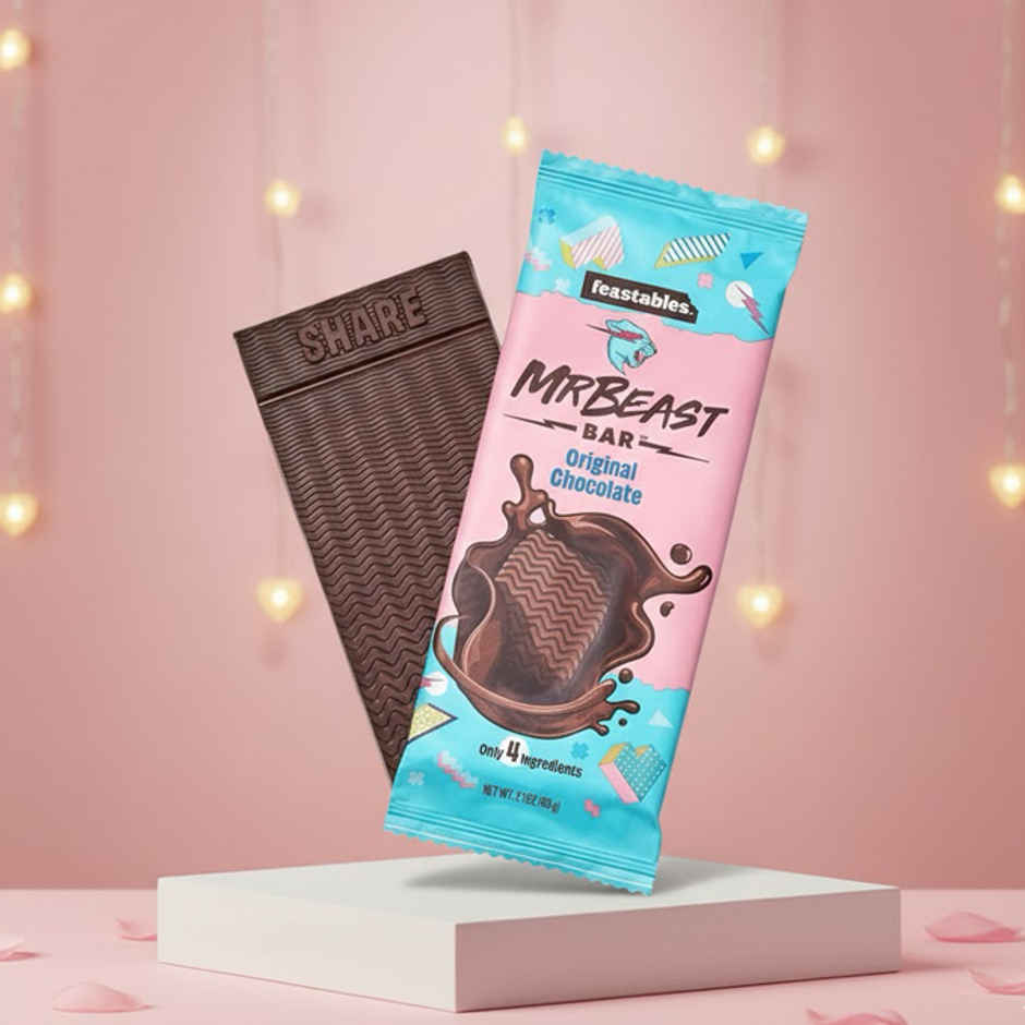 Mr Beast Crunch Milk Chocolate With Puffed Rice Bar