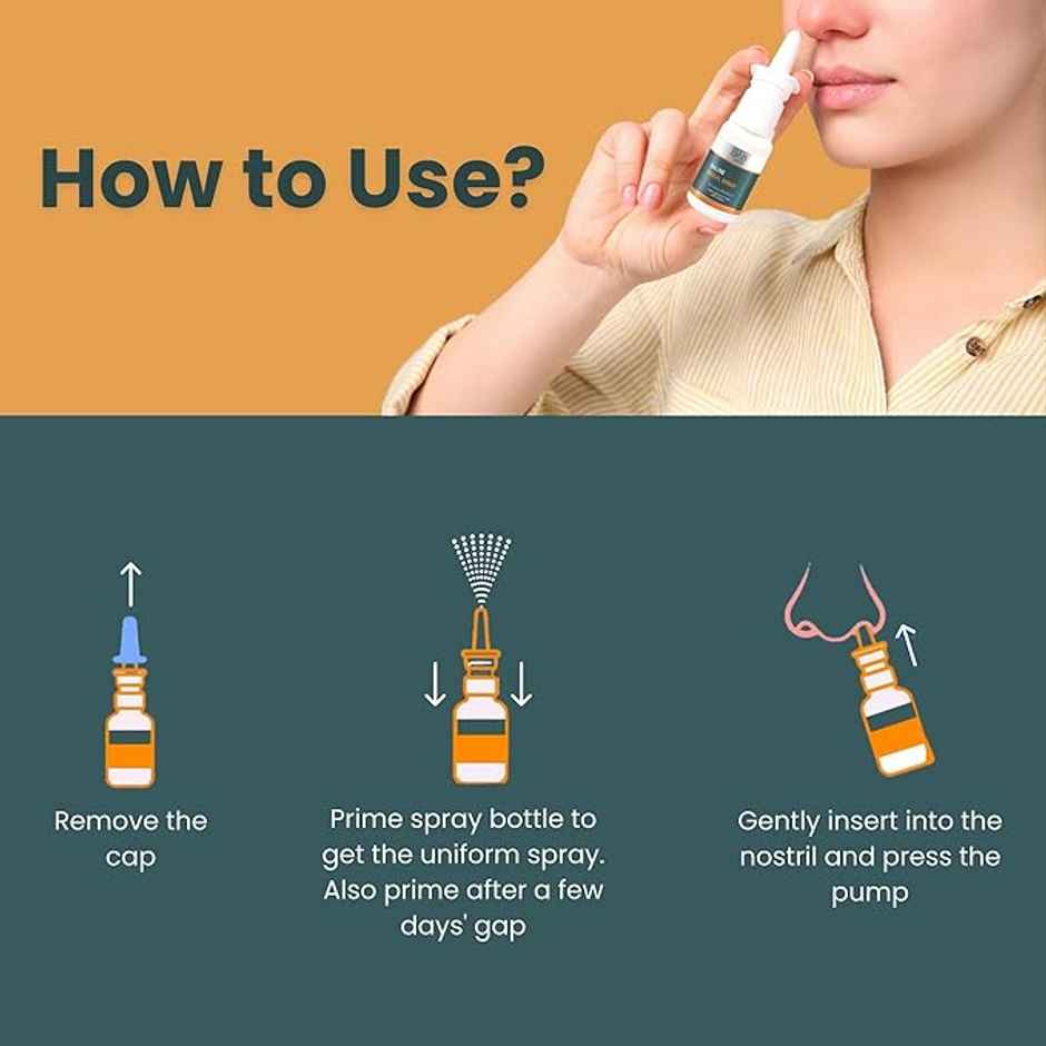 Bibo Multi Symptom Saline Nasal Spray With Tulsi Combo