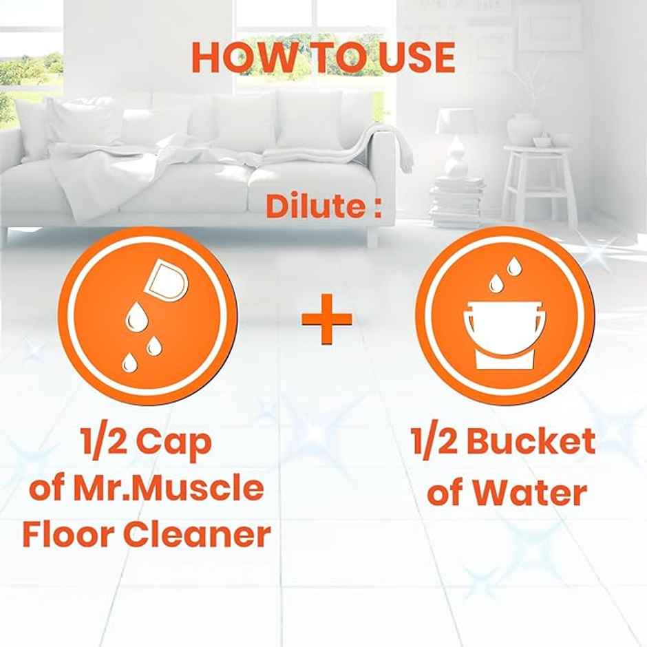 Mr. Muscle Floral Perfection Floor Cleaner Liquid