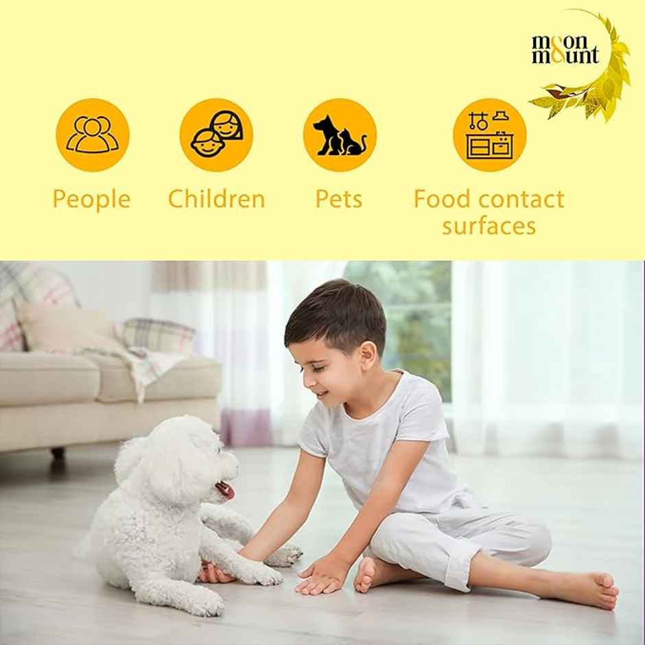 Moon&Mount Lemon Floor Cleaner Liquids | Bathroom Surface Cleaning Liquid | Ecofriendly