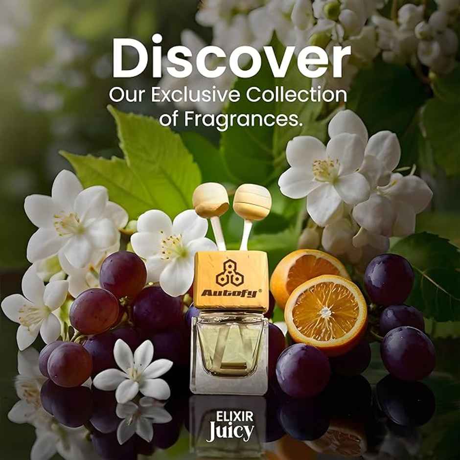 Autofy ELIXIR Car Perfume AC Vent Car Fragrance Car Air Freshener Long Lasting | Juicy