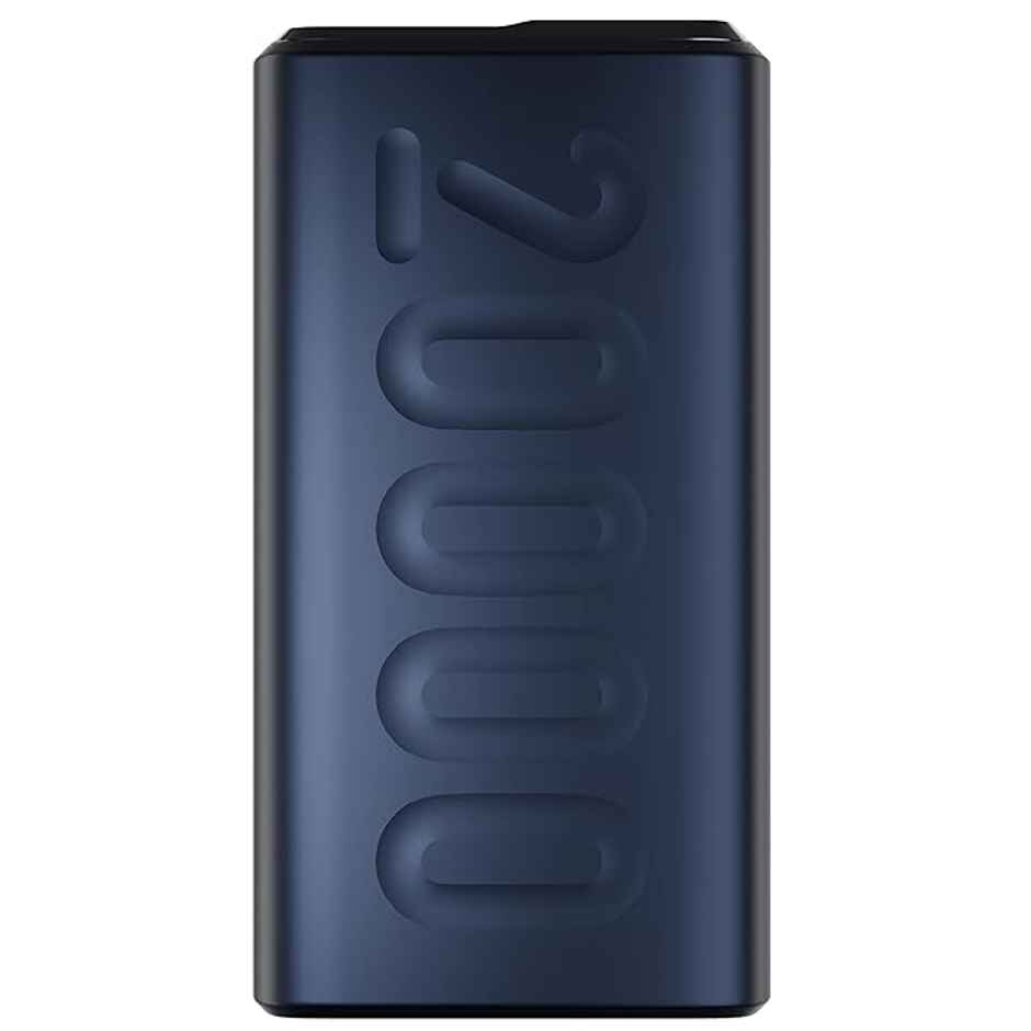 Ambrane 20000mAh Wired Powerbank, 22.5W Fast Charging, Triple Output (2 USB & 1 Type C), Power Delivery, Quick Charge for iPhone, Android & Other Devices, Made in India + Type C Cable (Stylo 20k) - Blue